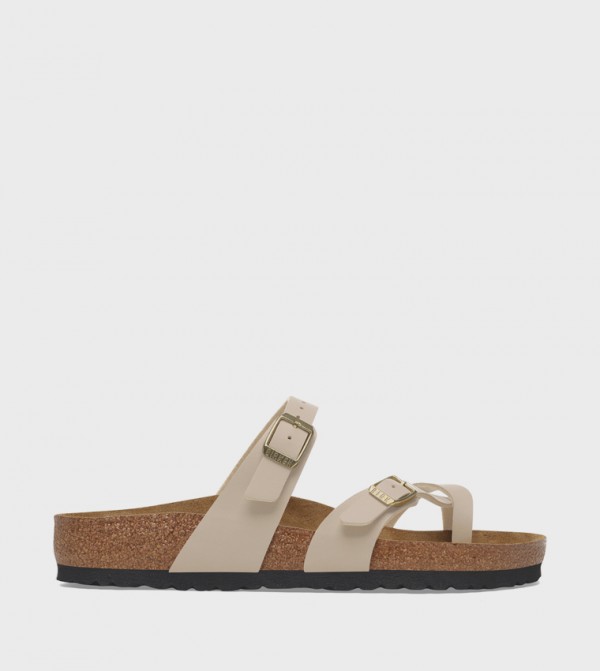 Birkenstock Birkenstock - Beige Flat Sandals