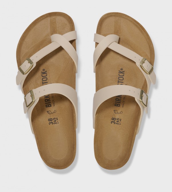 Birkenstock Birkenstock - Beige Flat Sandals