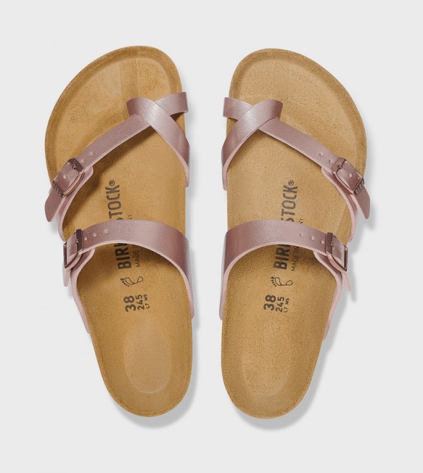 بيركنستوك بيركنستوك - ذهبي Flat Sandals