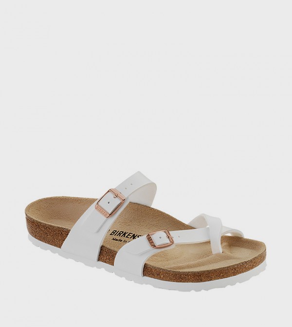 بيركنستوك بيركنستوك - أبيض Flat Sandals