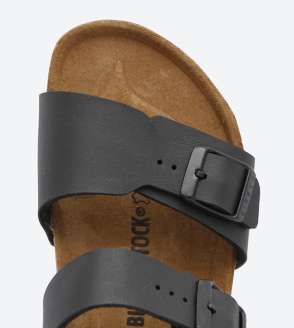 Birkenstock  Traditional Sandals - Black Flat Sandals