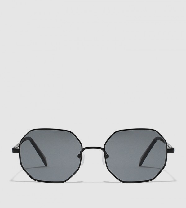 BlackOut  - Black Square Sunglasses