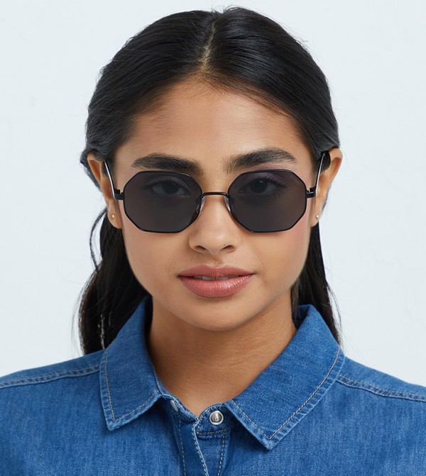 BlackOut  - Black Square Sunglasses