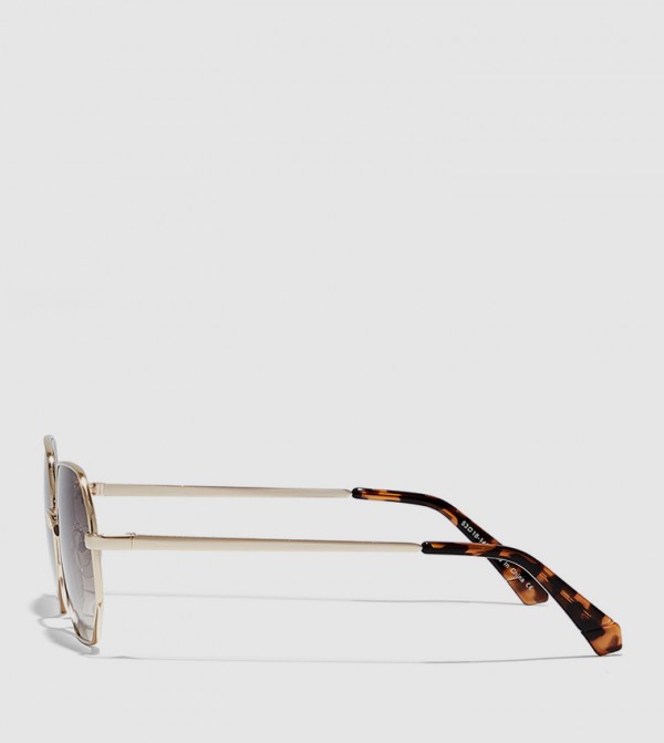 بلاك أوت بلاك أوت - ذهبي Square Sunglasses