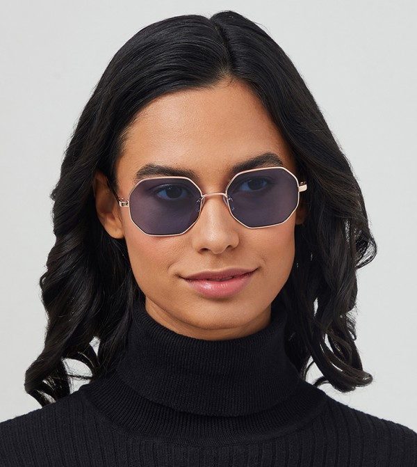 بلاك أوت بلاك أوت - ذهبي Square Sunglasses