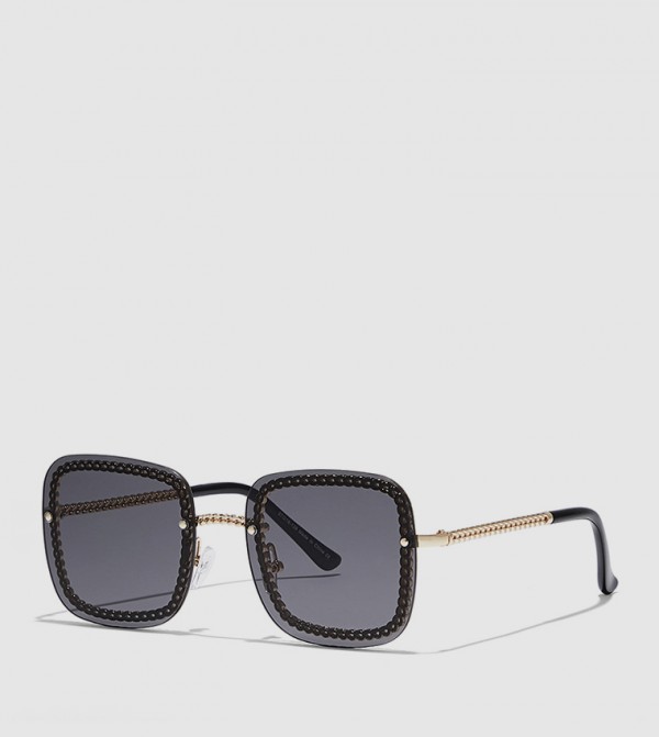 BlackOut  - Black Square Sunglasses
