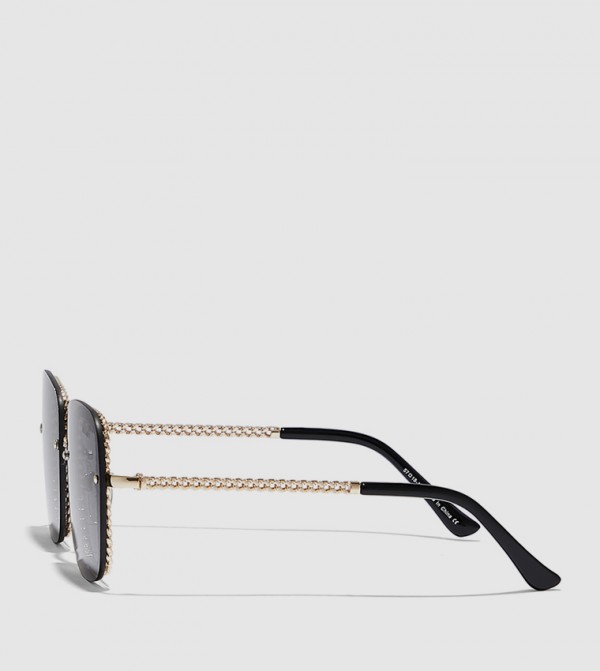 BlackOut  - Black Square Sunglasses
