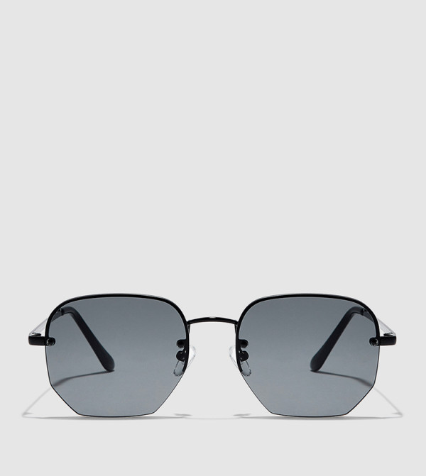 BlackOut  - Black Square Sunglasses