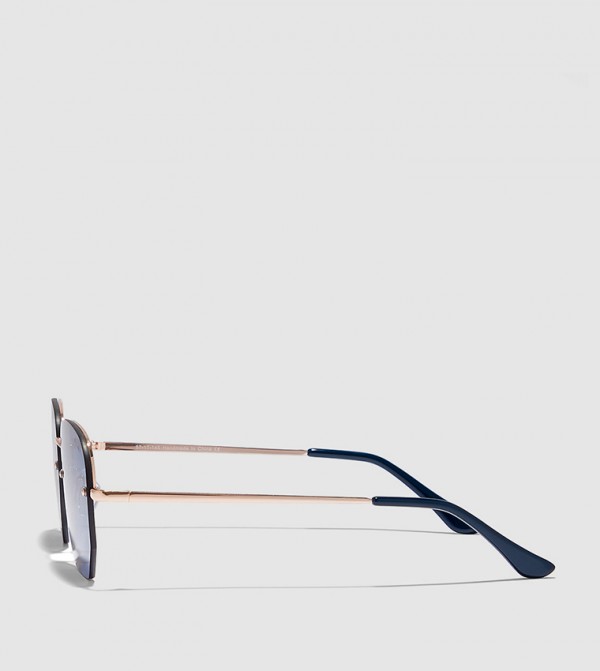 بلاك أوت بلاك أوت - ذهبي Square Sunglasses