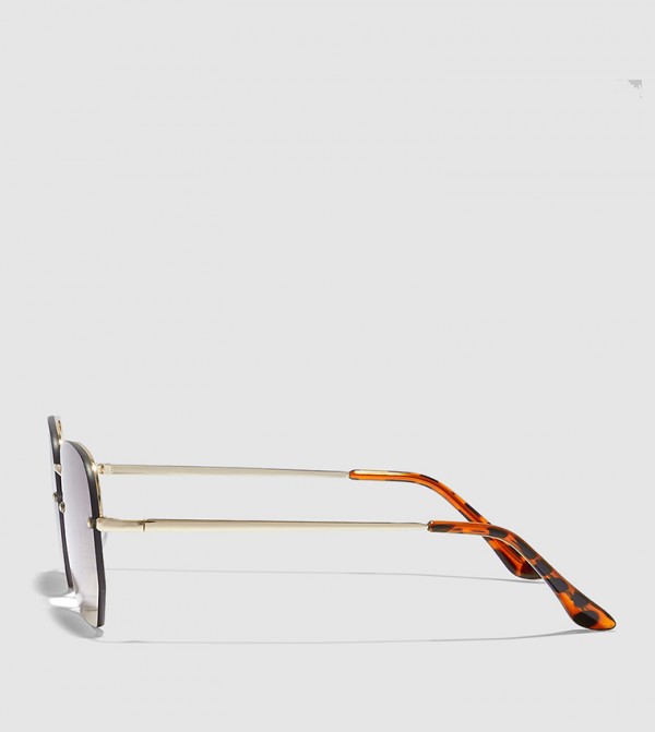 بلاك أوت بلاك أوت - ذهبي Square Sunglasses