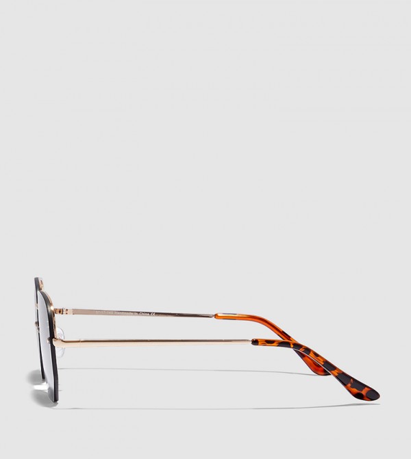 بلاك أوت بلاك أوت - ذهبي Square Sunglasses