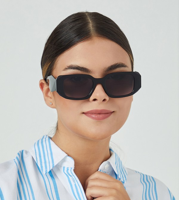 بلاك أوت بلاك أوت - أسود Square Sunglasses