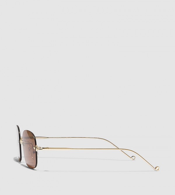 بلاك أوت بلاك أوت - ذهبي Square Sunglasses