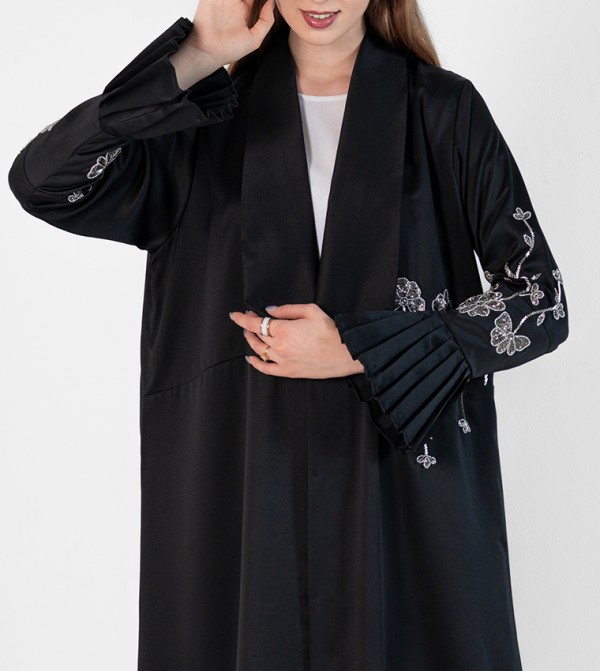 Rosette Abaya Rosette Abaya - Black Abaya