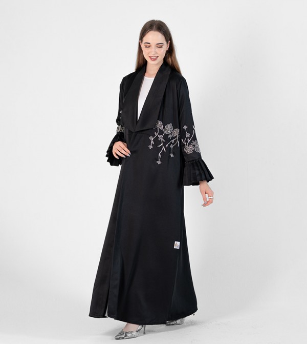 Rosette Abaya Rosette Abaya - Black Abaya