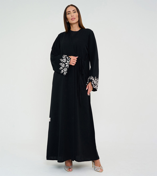 Rosette Abaya Rosette Abaya - Black Abayas
