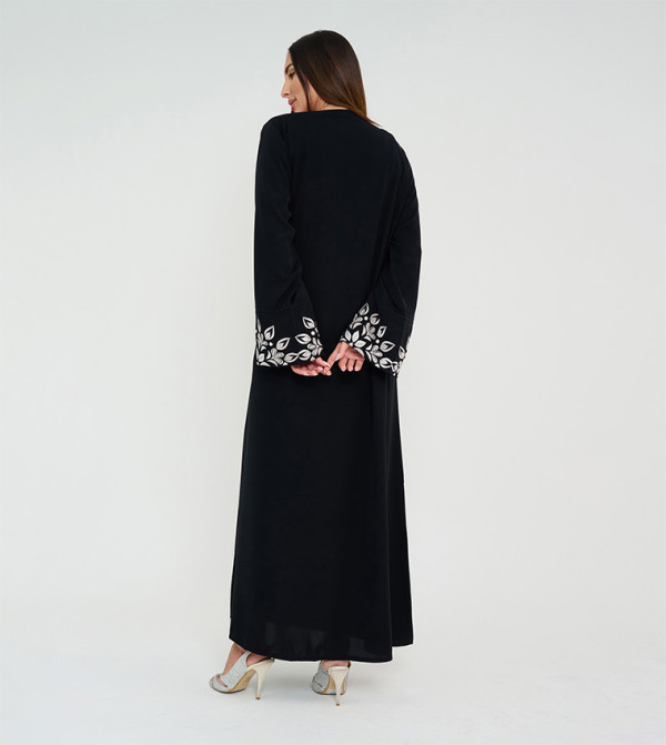Rosette Abaya Rosette Abaya - Black Abayas