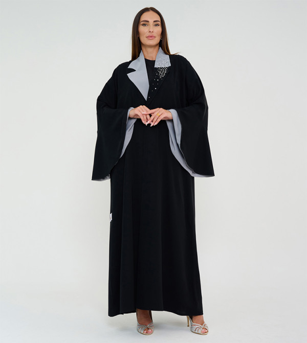 Rosette Abaya Rosette Abaya - Black Abayas