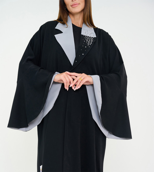 Rosette Abaya Rosette Abaya - Black Abayas