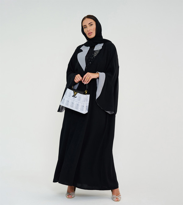 Rosette Abaya Rosette Abaya - Black Abayas