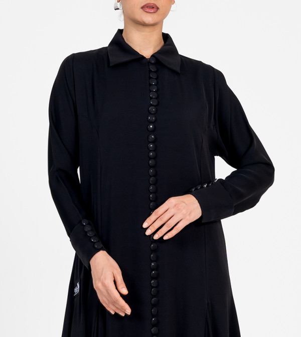 Rosette Abaya Rosette Abaya - Black Abayas
