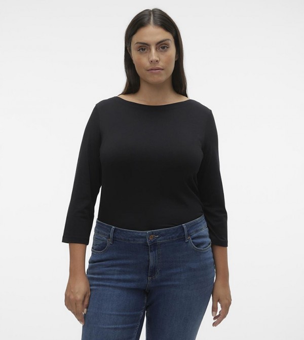 Vero Moda VERO MODA - Black Long Sleeve T-Shirts