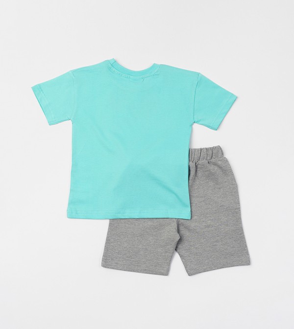 BABIES & MORE  - Blue T-shirts & Bottoms