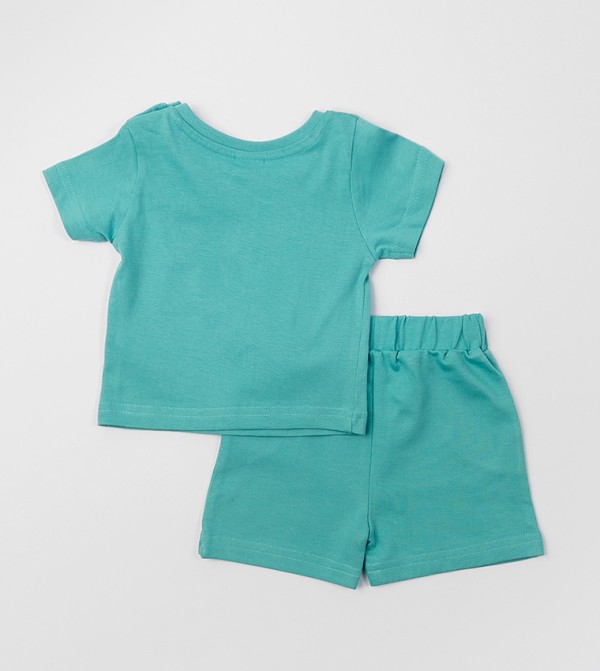 BABIES & MORE  Sets - Turquoise Top & Shorts