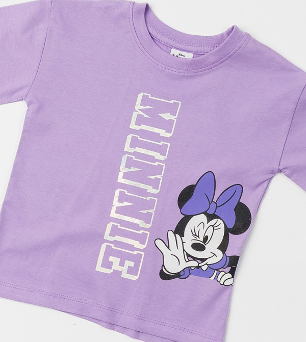 BABIES & MORE BABIES & MORE - Purple T-shirts & Bottoms
