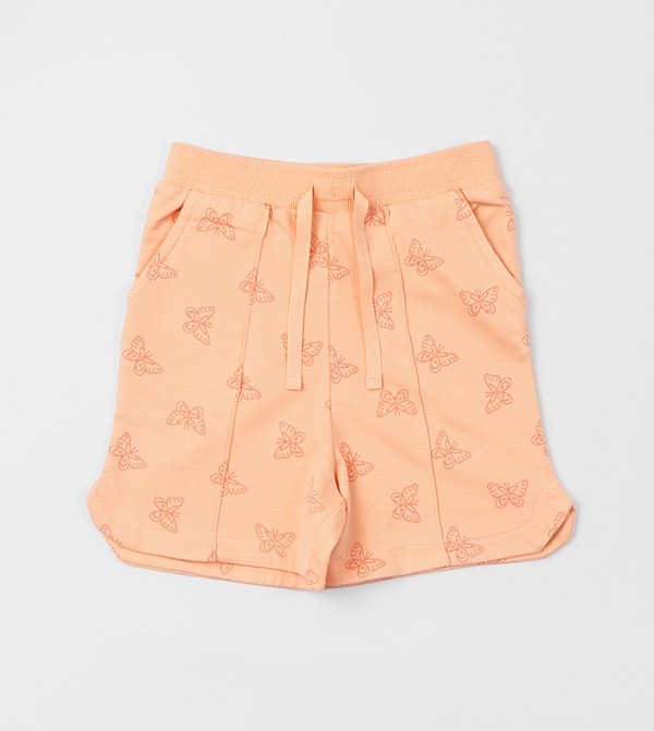 BABIES & MORE  Bottomwear - Orange Shorts