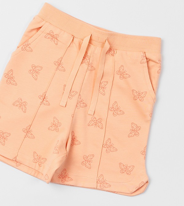 BABIES & MORE  Bottomwear - Orange Shorts