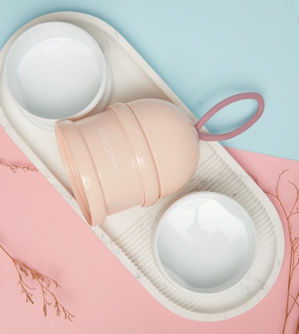 BABIES & MORE  Baby Essentials - Peach Dishes & Utensils