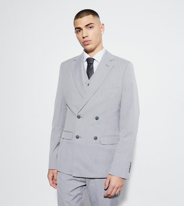 boohooMAN  Blazers - LIGHT GREY Blazers