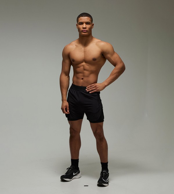 بوهو مان  ملابس رياضة - أسود شورتات