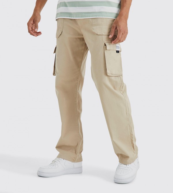boohooMAN boohooMAN - Beige Cargos