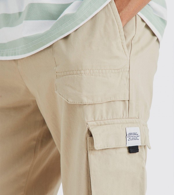 boohooMAN boohooMAN - Beige Cargos