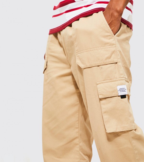 boohooMAN boohooMAN - Beige Cargos
