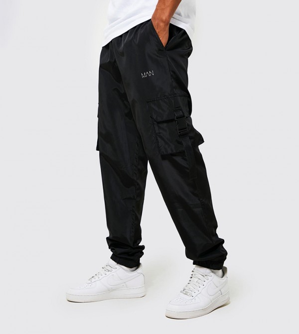 boohooMAN boohooMAN - Black Joggers