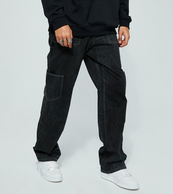 boohooMAN boohooMAN - Black Cargos