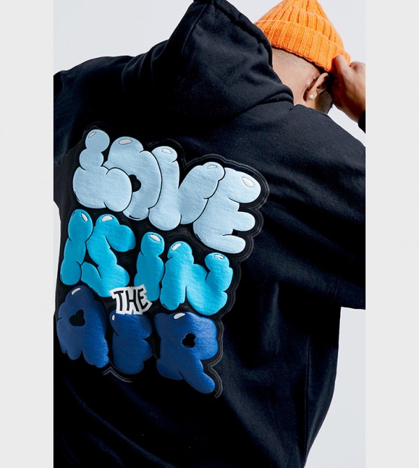 boohooMAN  Hoodies & Sweatshirts - Black Hoodies