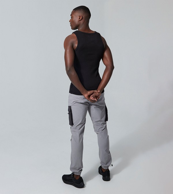 boohoo  Vests - Black T-Shirts & Vests