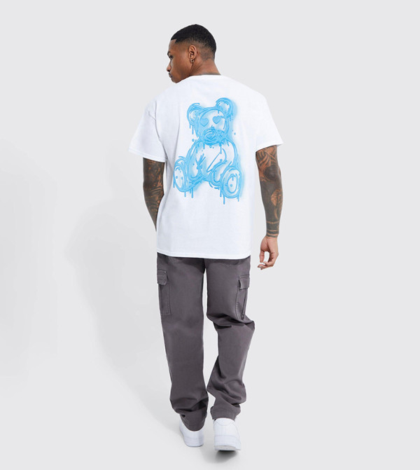 boohooMAN  - White Casual T-Shirts