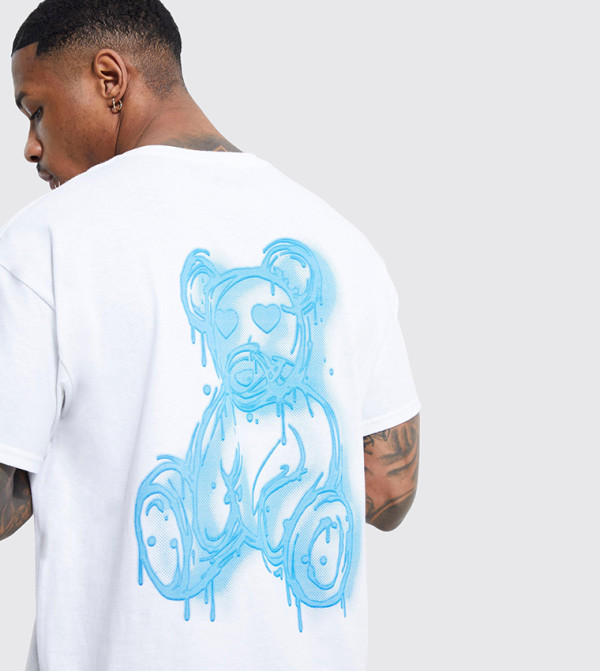 boohooMAN  - White Casual T-Shirts