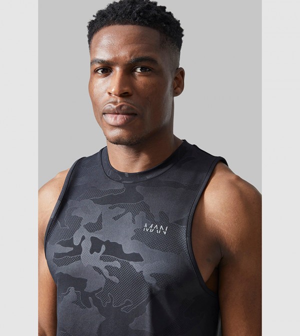 boohooMAN  T-Shirts & Vests - Black Casual T-Shirts