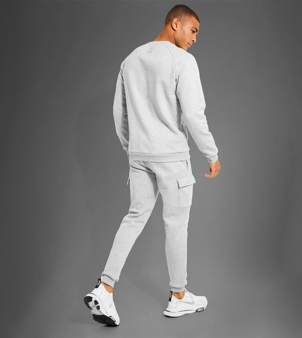 boohooMAN  - Grey Track Pants & Joggers