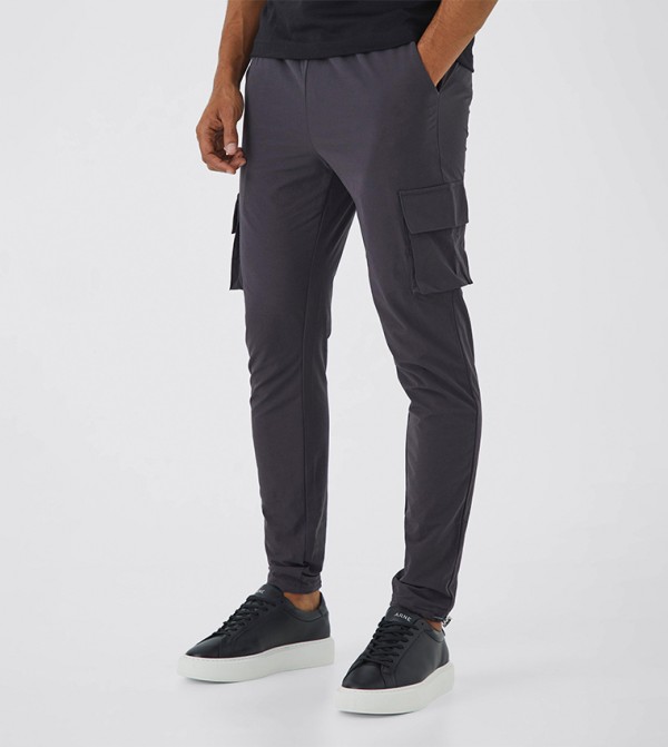 boohoo  Cargos - Grey Cargos