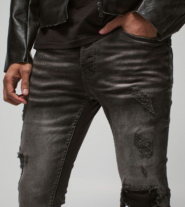 boohooMAN Skinny Jeans - LIGHT GREY Skinny Jeans