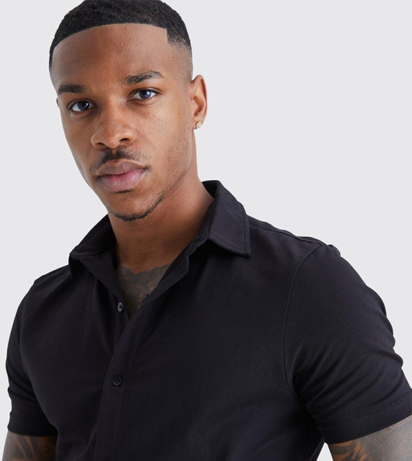 boohooMAN boohooMAN - Black Short Sleeves