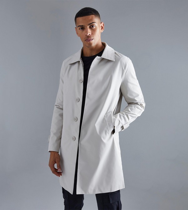 boohooMAN - Outlet  Overcoats - Beige Overcoats
