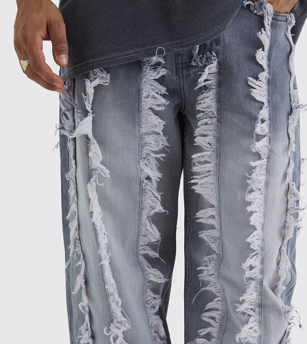 boohooMAN  Jeans - Blue Relaxed Jeans